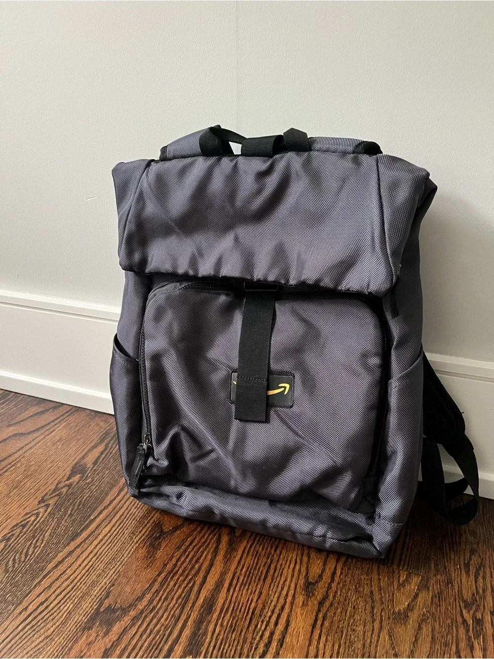 NWOT Ashbury dark gray flip top laptop backpack - Amazon corporate swag bag